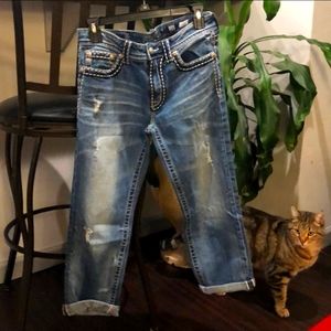 MISS ME CROP JEANS